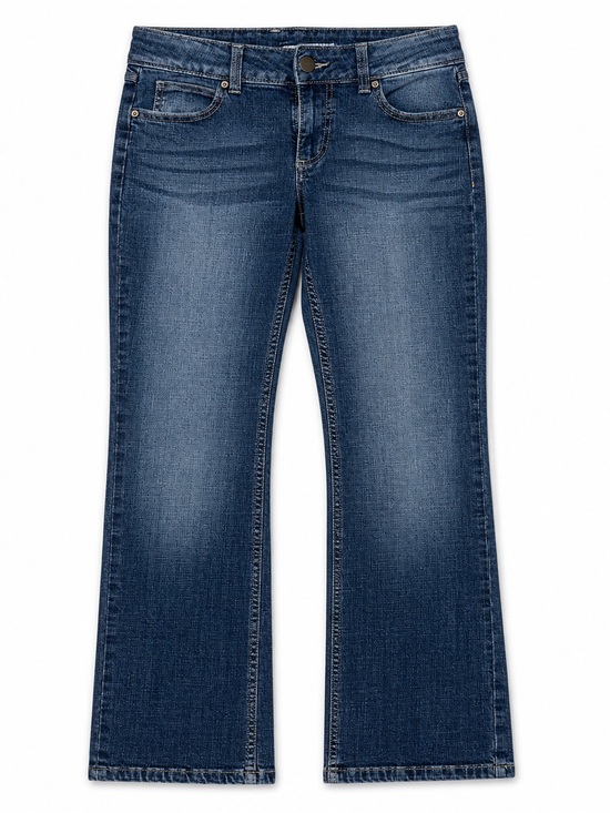 Wrangler Denim - Wrangler Women’s Boot Cut Jeans Size 5/30 Dark Wash Low Rise Western Denim